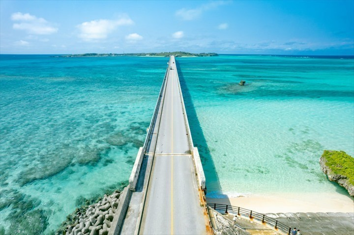 Bridge in Miyako island Okinawa