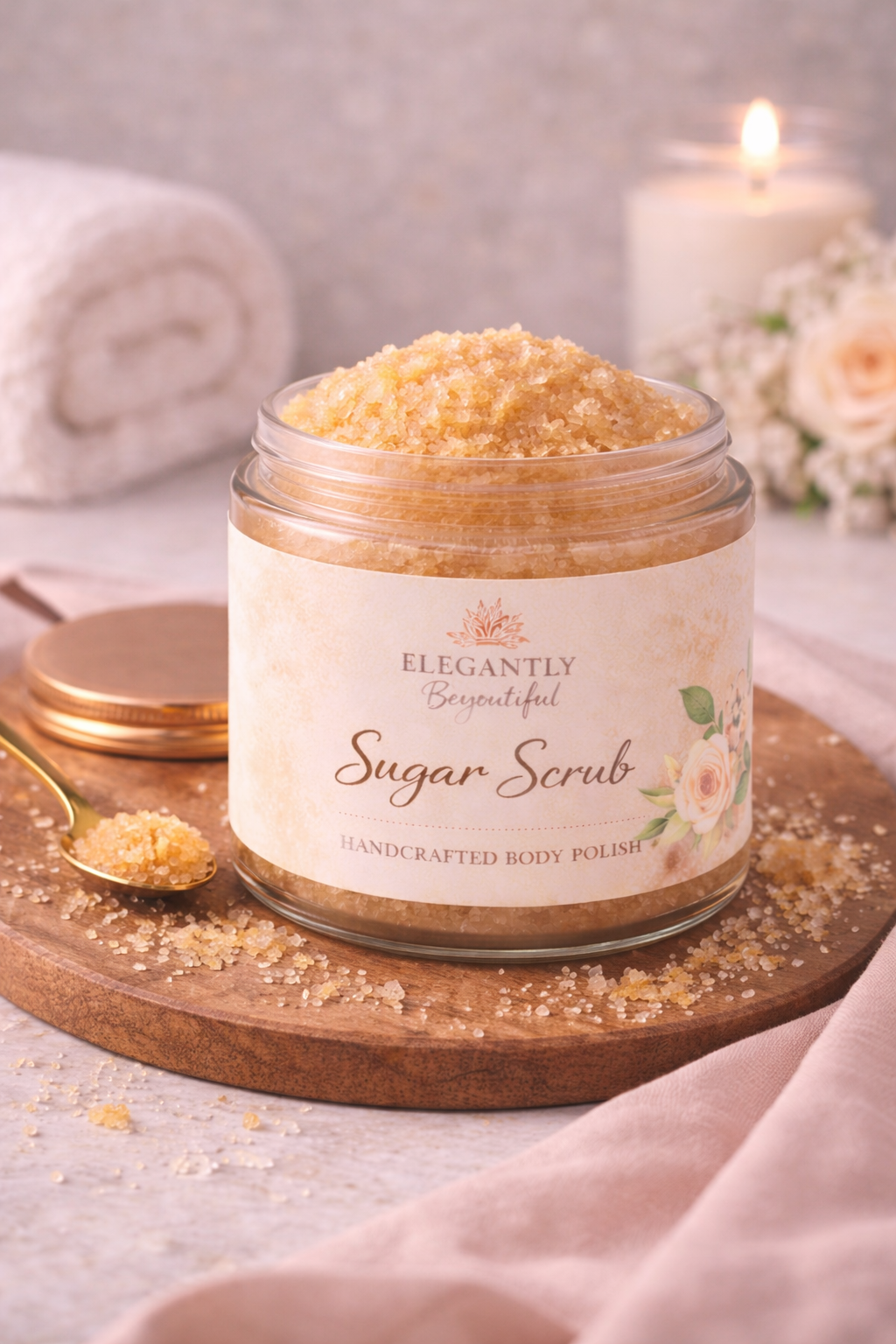 Fruity Sugar Scrub – Exfoliate & Glow