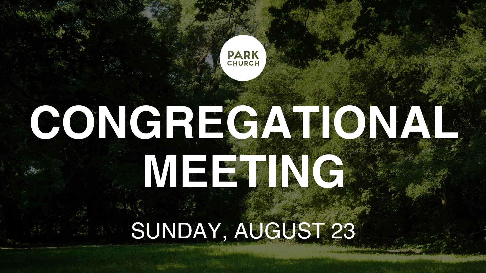 Congregational Meeting