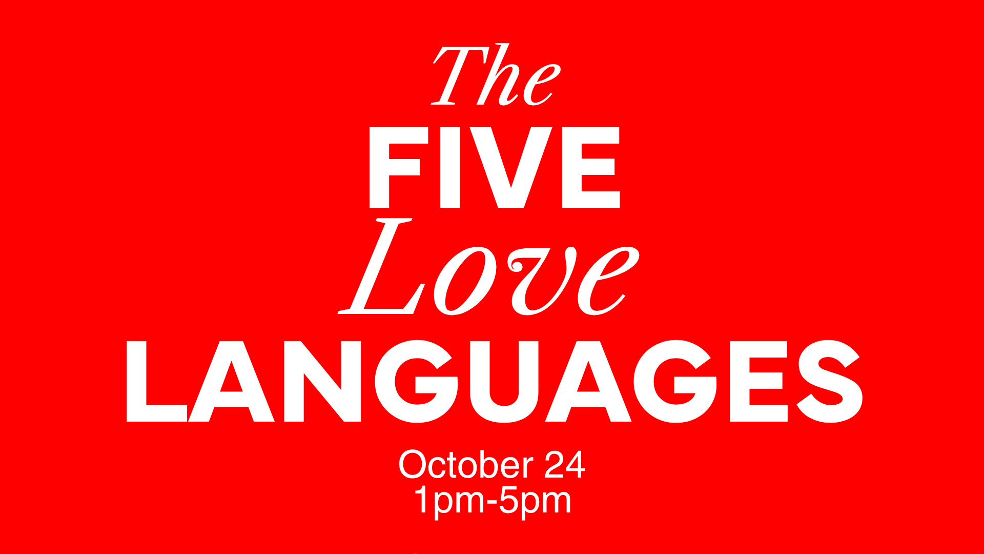 5 Love Languages