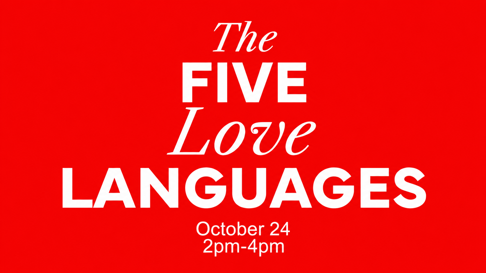 5 Love Languages