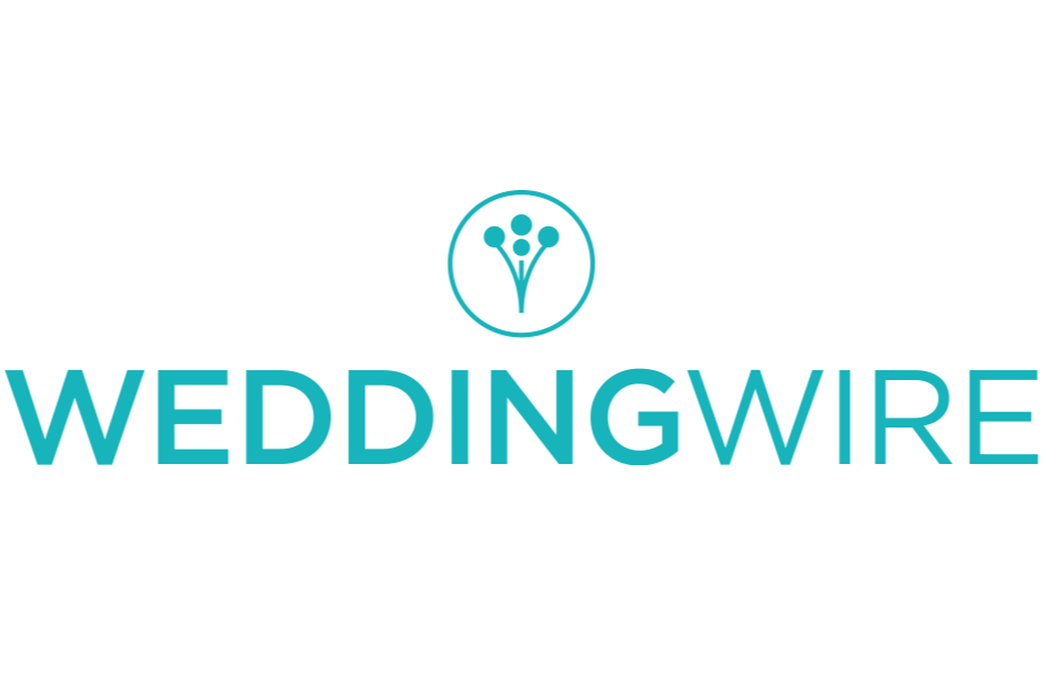 WeddingWire logo with a stylized flower icon above the name