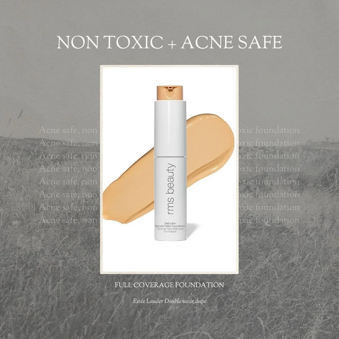 It&rsquo;s not easy being an acne prone girlie who loves to wear non toxic makeup! Hopefully this makes your search a little less hard 🫶🏻