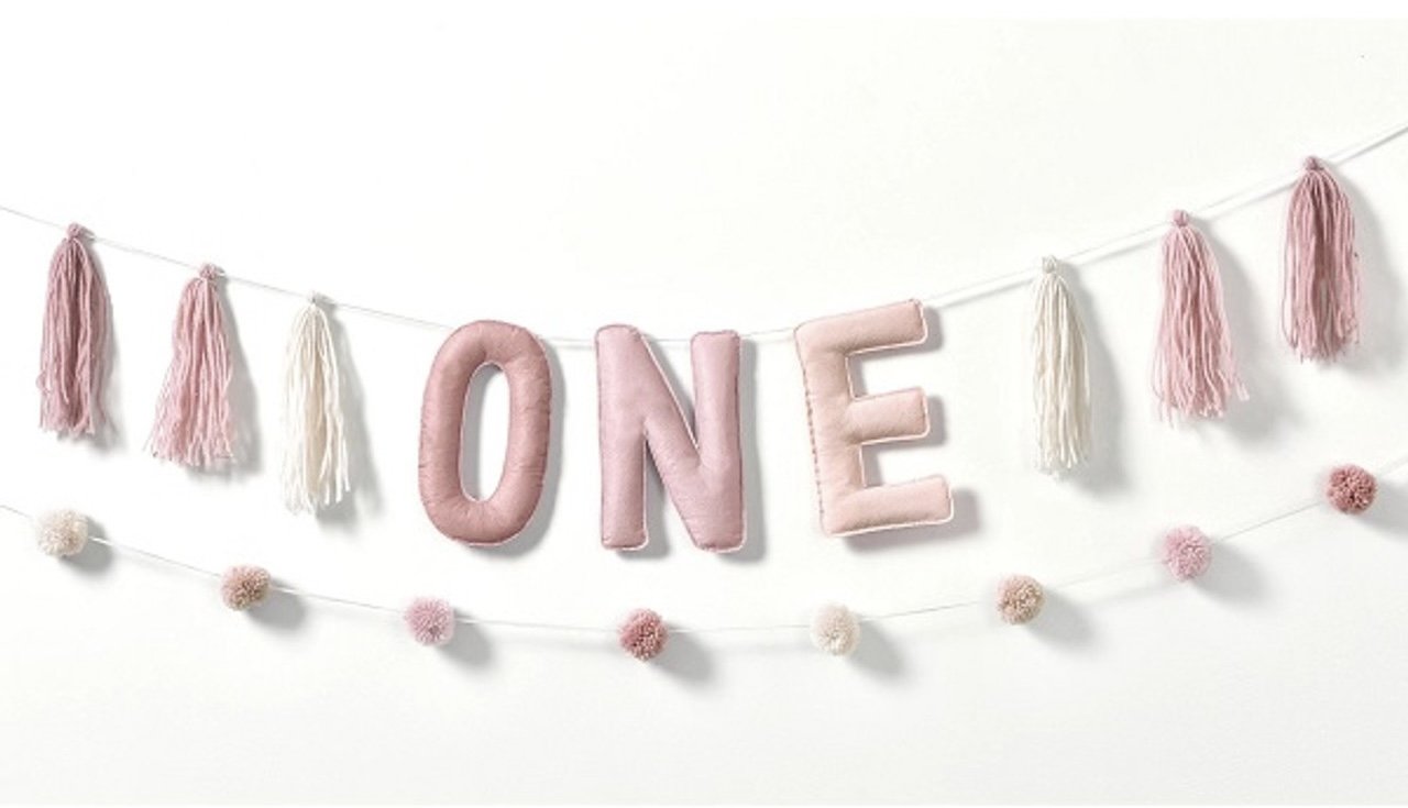 Little Miss One-derful Plush Banner