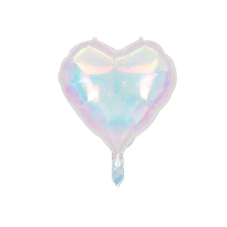 Mother Of Pearl Iridescent Heart