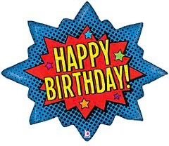 Betallic Superhero Birthday Burst