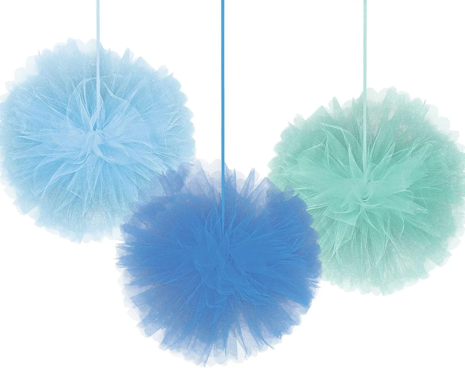 Tull Fluffy Decorations Baby Boy Shower
