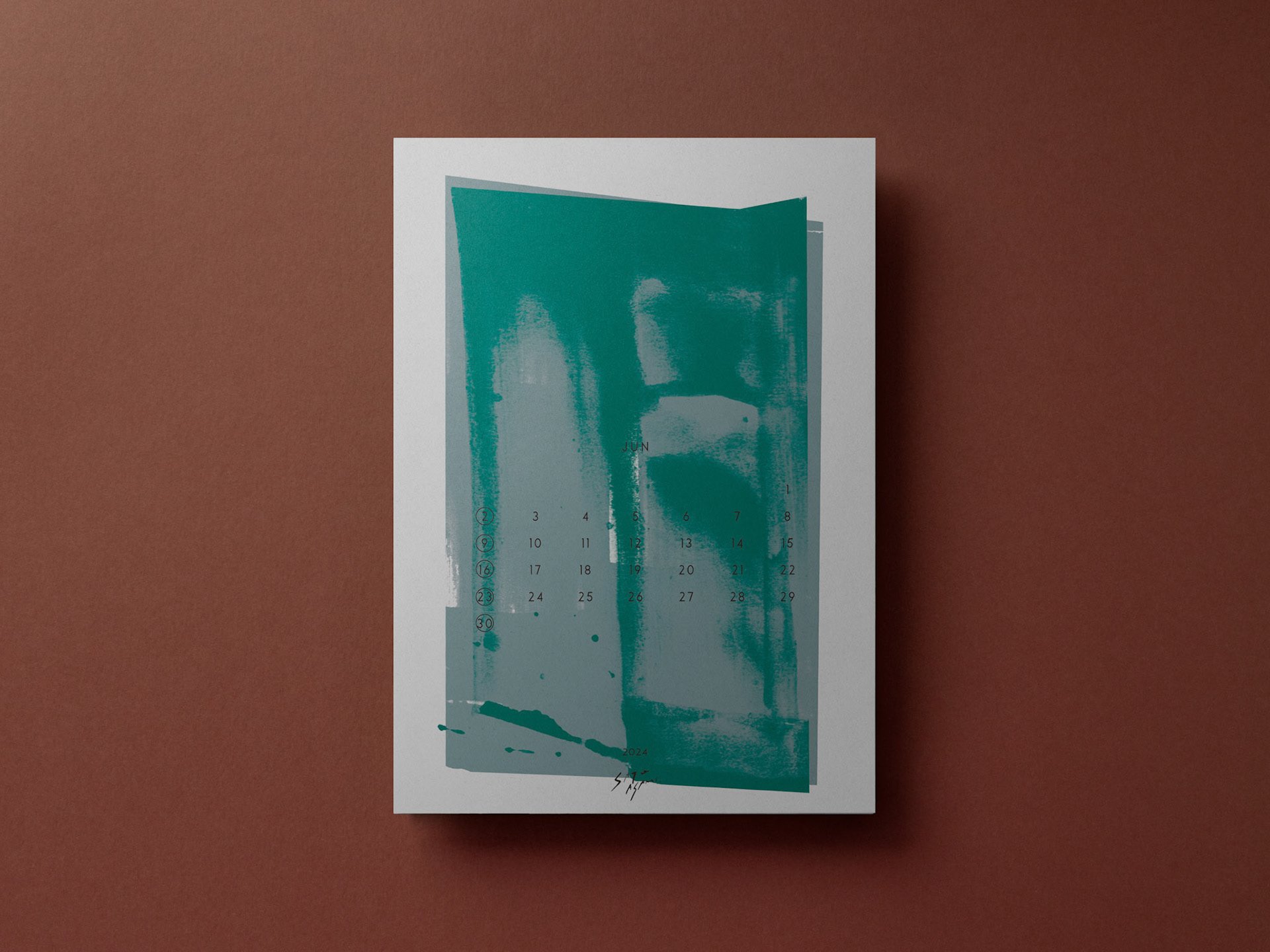 淡い重なりが雨音を思わせる、6月の情緒を静かに描いた作品。
Delicate overlays evoke the sound of rain, capturing the tranquil mood of June.