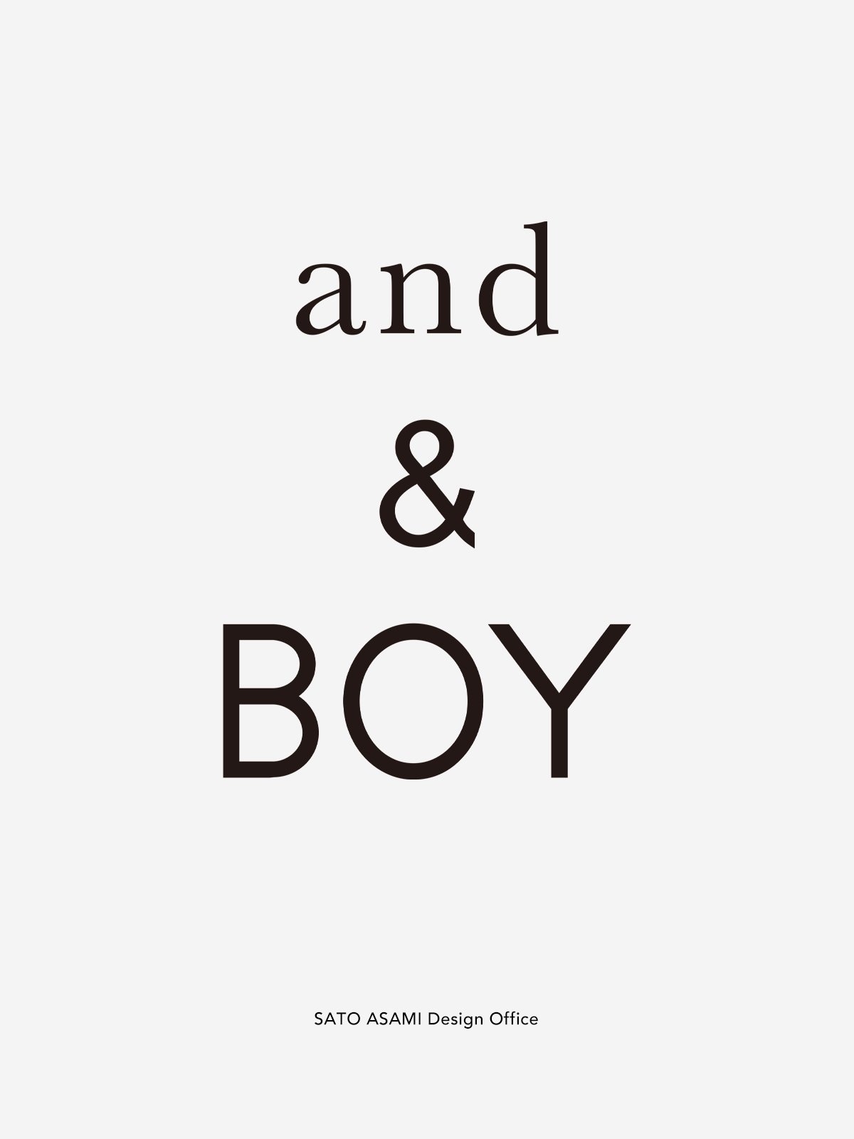 and & BOY