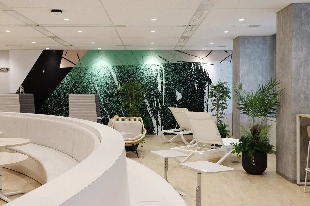 NTT-AT Office | Art Direction & Painting