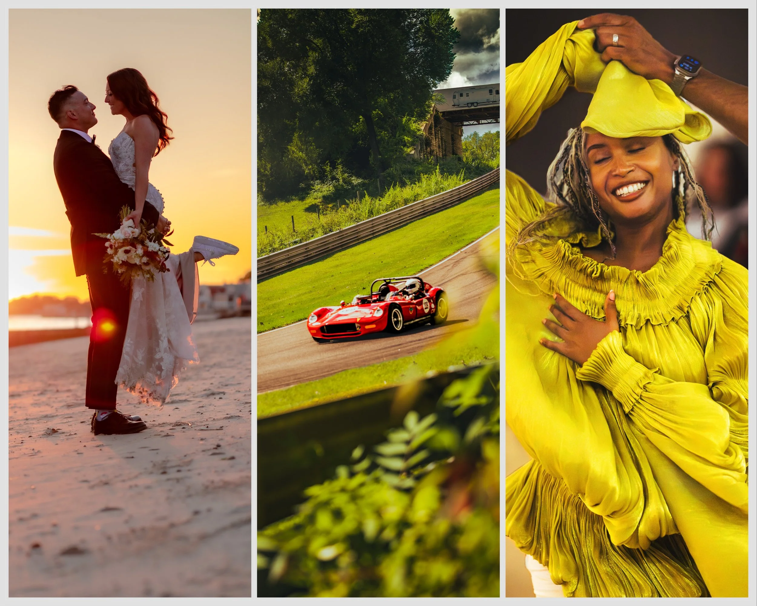 Candid and editorial-style photography for weddings, community gatherings, cultural celebrations, festivals, and motorsports events. My coverage combines decisive moments, atmosphere, people, details, and the character of each event.