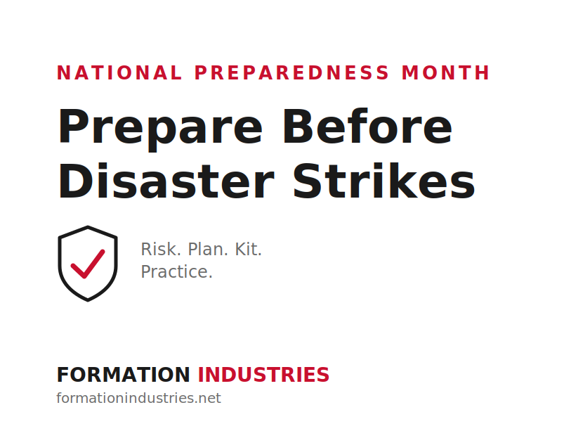 National Preparedness Month: Four Ways to Prepare Before an Emergency Happens