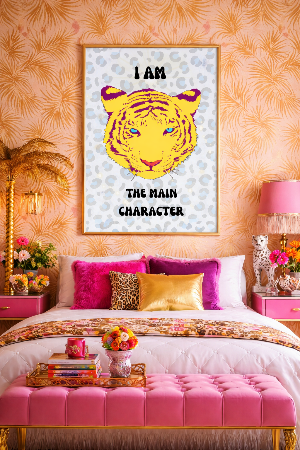 Maximalist Tiger Print | Bold Animal Statement Poster (Digital Download)