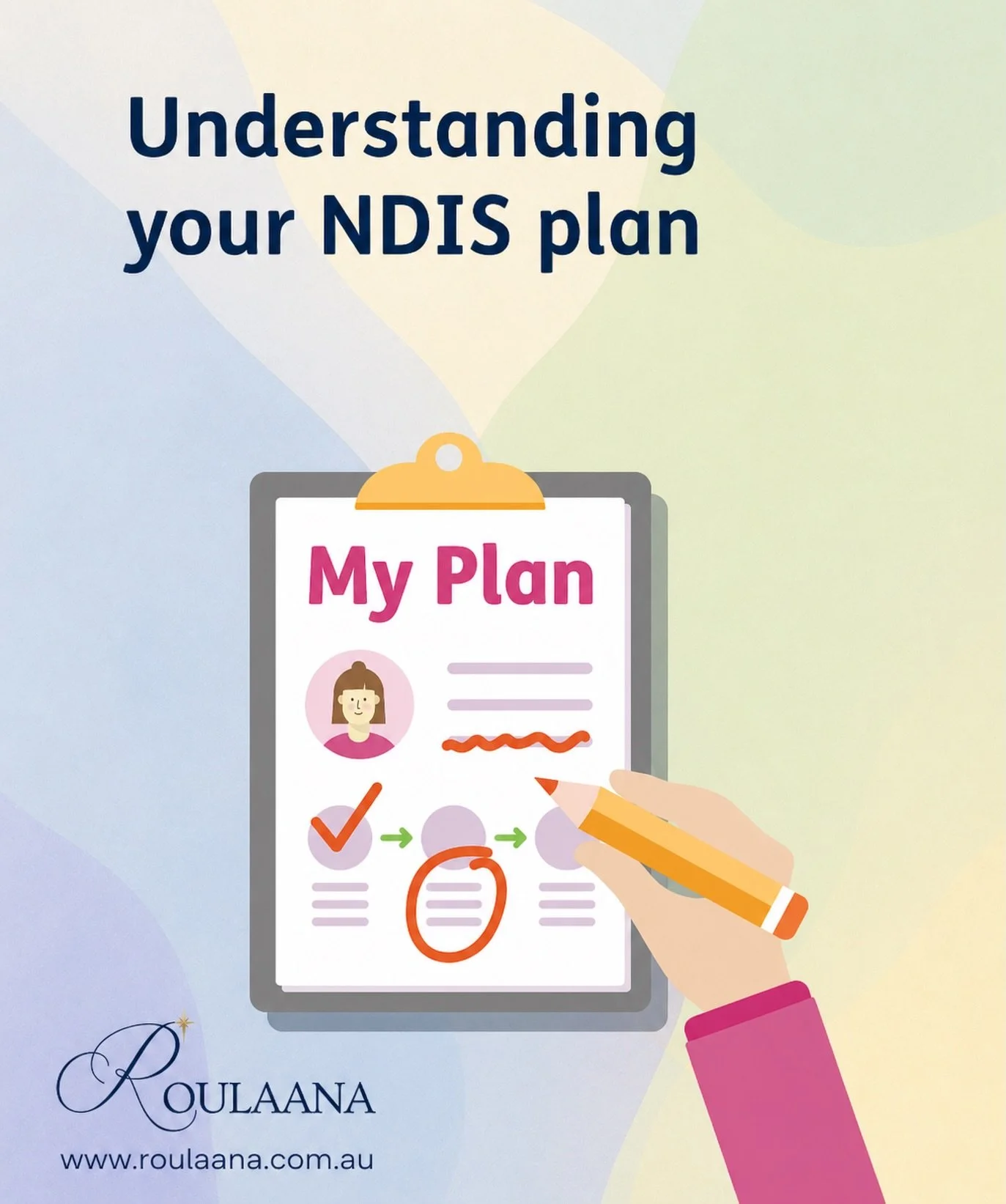 Confused about your NDIS plan?
Let Roulaana help you understand it with ease and confidence. 💜
Your NDIS plan is the key to your goals&mdash;and we&rsquo;re here to help you unlock it. 🔑
With Roulaana, you&rsquo;ll receive the guidance and support 