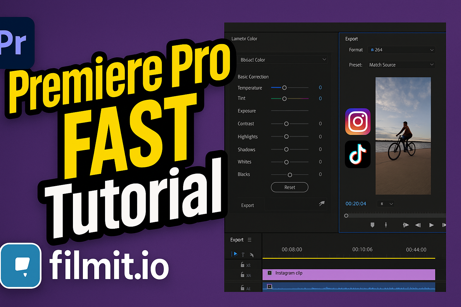 The Ultimate Beginner's Guide to Adobe Premiere Pro (2025 Edition): Edit YouTube, Instagram, and TikTok Videos Like a Pro