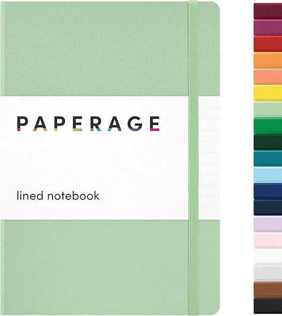 paperage lined notebook mint green.jpg