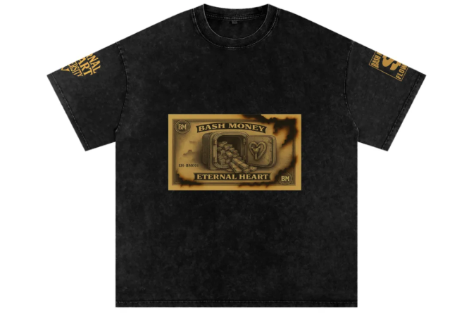 Bash Money Flowers 4 Eva T-Shirt