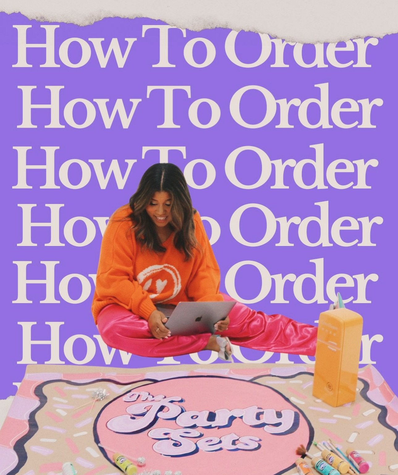 ✨ HOW TO ORDER A PARTY SET ✨

Whether you&rsquo;re planning a full-blown celebration or just want a one-off custom piece &mdash; I got you!

Here&rsquo;s how it works:

🎉 Come to me with your celebration in mind (baby shower, birthday, bach, anythin