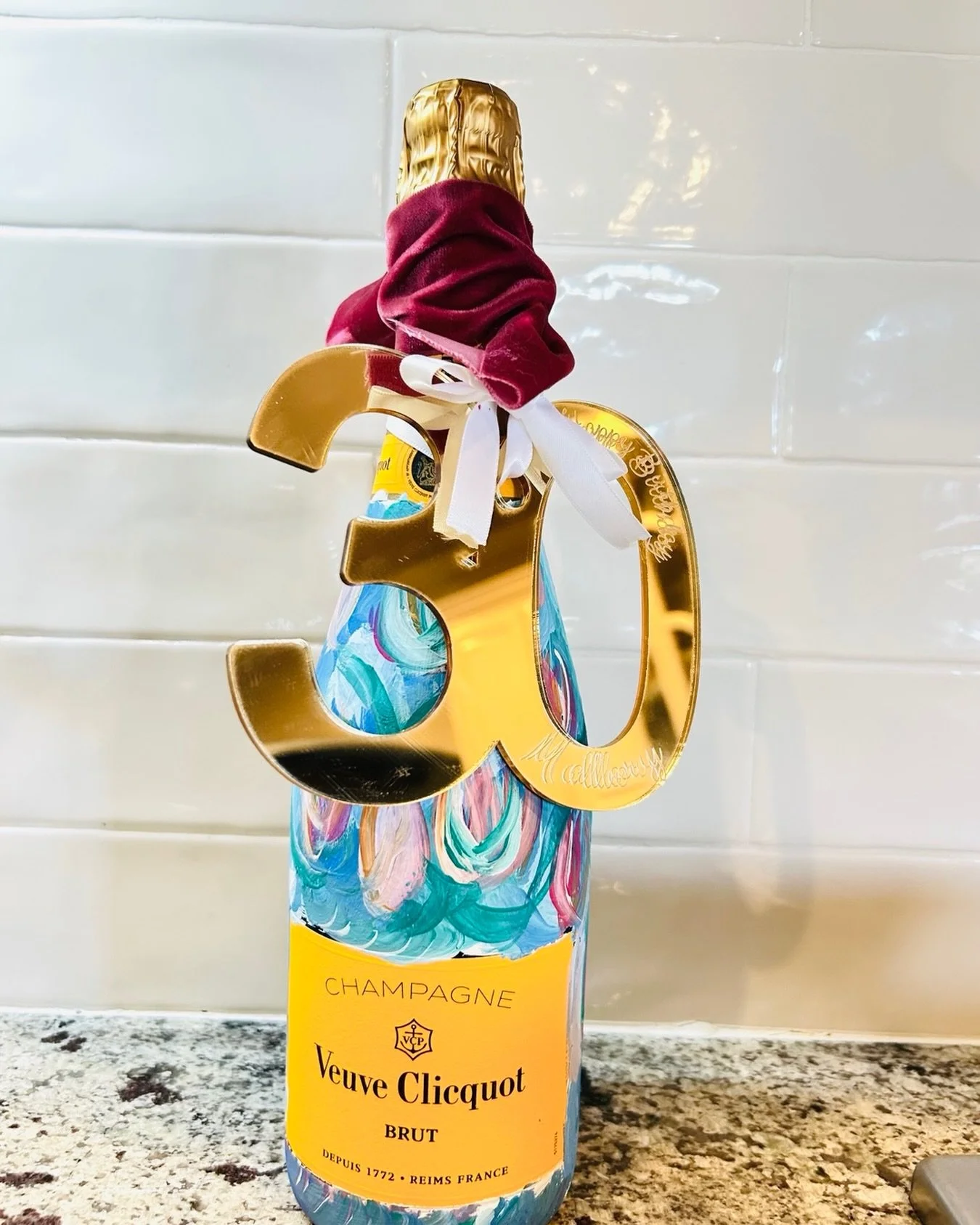 Sometimes the gift is the presentation.

Custom acrylic bottle charms make a simple bottle feel thoughtful and personal without having to overthink the gift. Perfect for birthdays, engagements, showers, or just celebrating someone special.

Little de