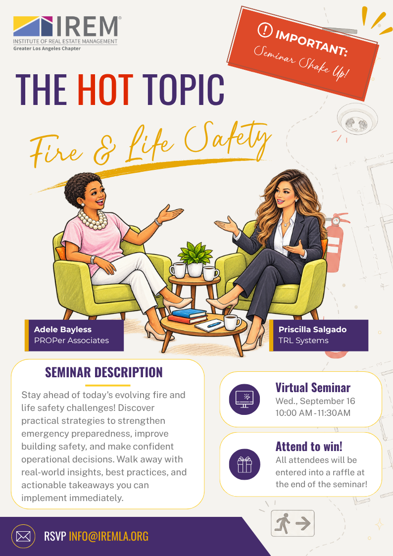 The Hot Topic - Fire &amp; Life Safety Virtual Seminar