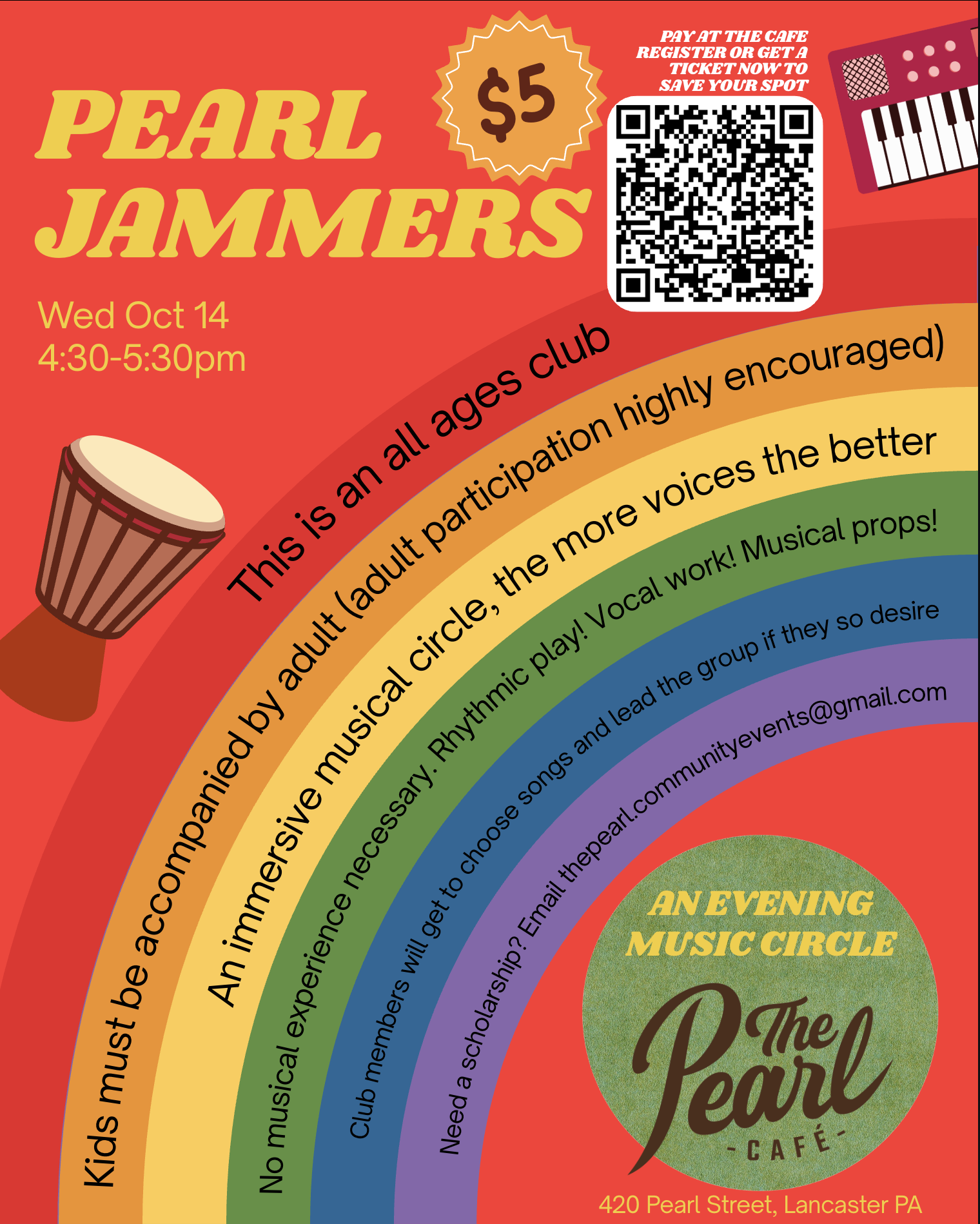  The Pearl Jammers- after school Music Making with Sam
