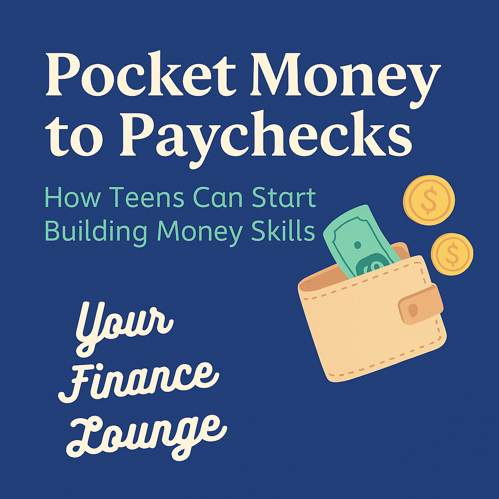 Pocket Money to Pay cheques: How Teens Can Start Building Money Skills