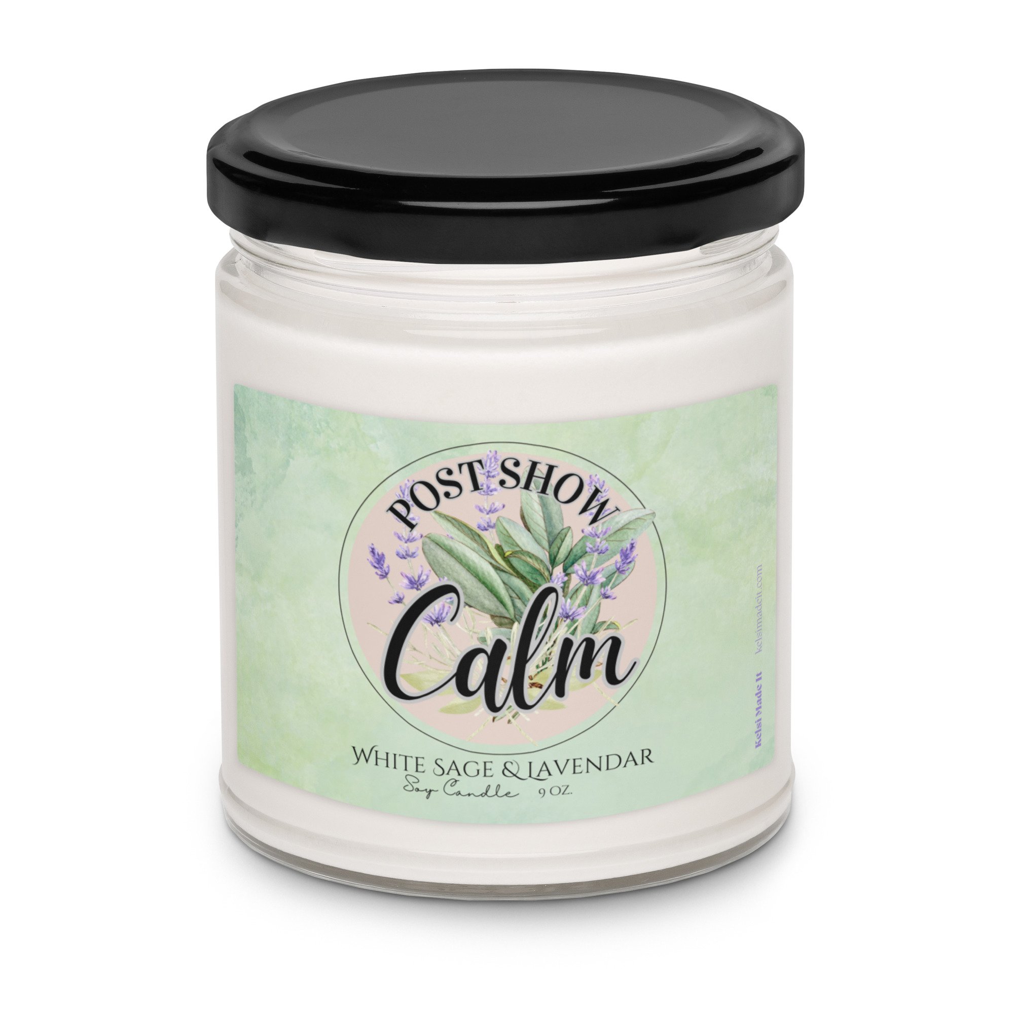 Post Show Calm Scented soy candle
