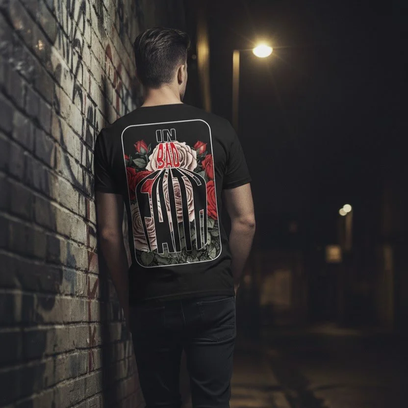 Bold statements, gritty textures, clean threads. Let your fit speak for itself. Uniquely Ordinary. Shop the &lsquo;In Bad Faith&rsquo; tee today. Link in bio. 

#Arcvell #UniquelyOrdinary #StreetWear #InBadFaith #KualaLumpur