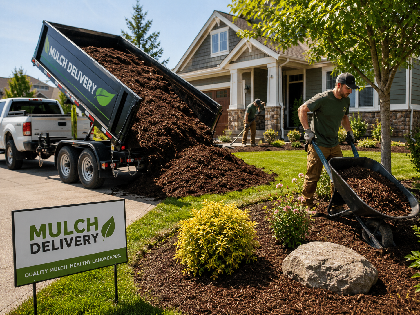 Mulch delivery