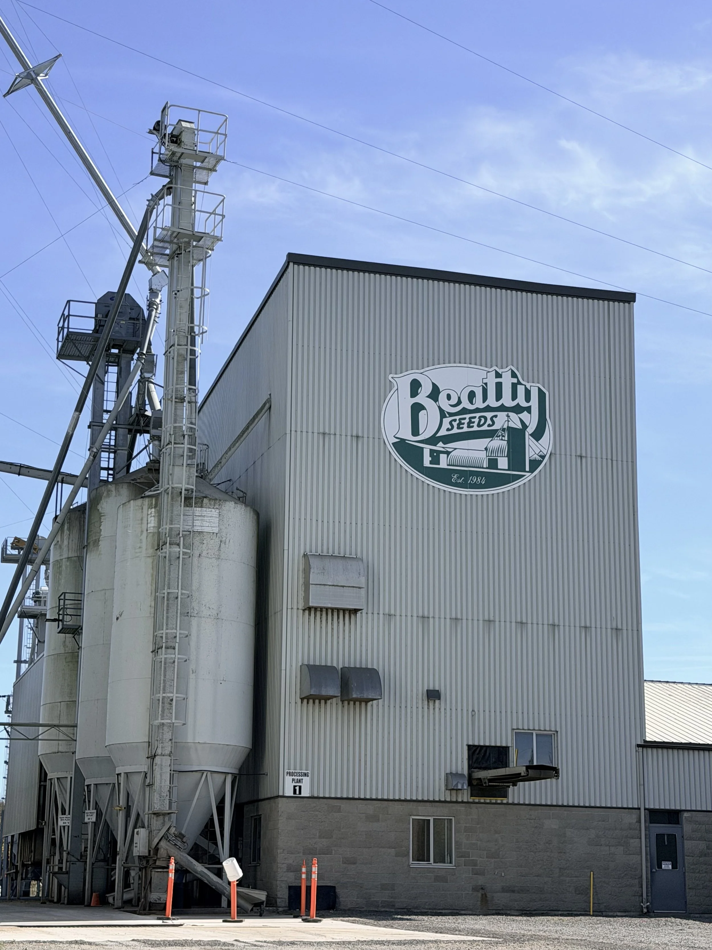 Steel roof and cladding installation at Beatty Seeds by Bonwest Limited