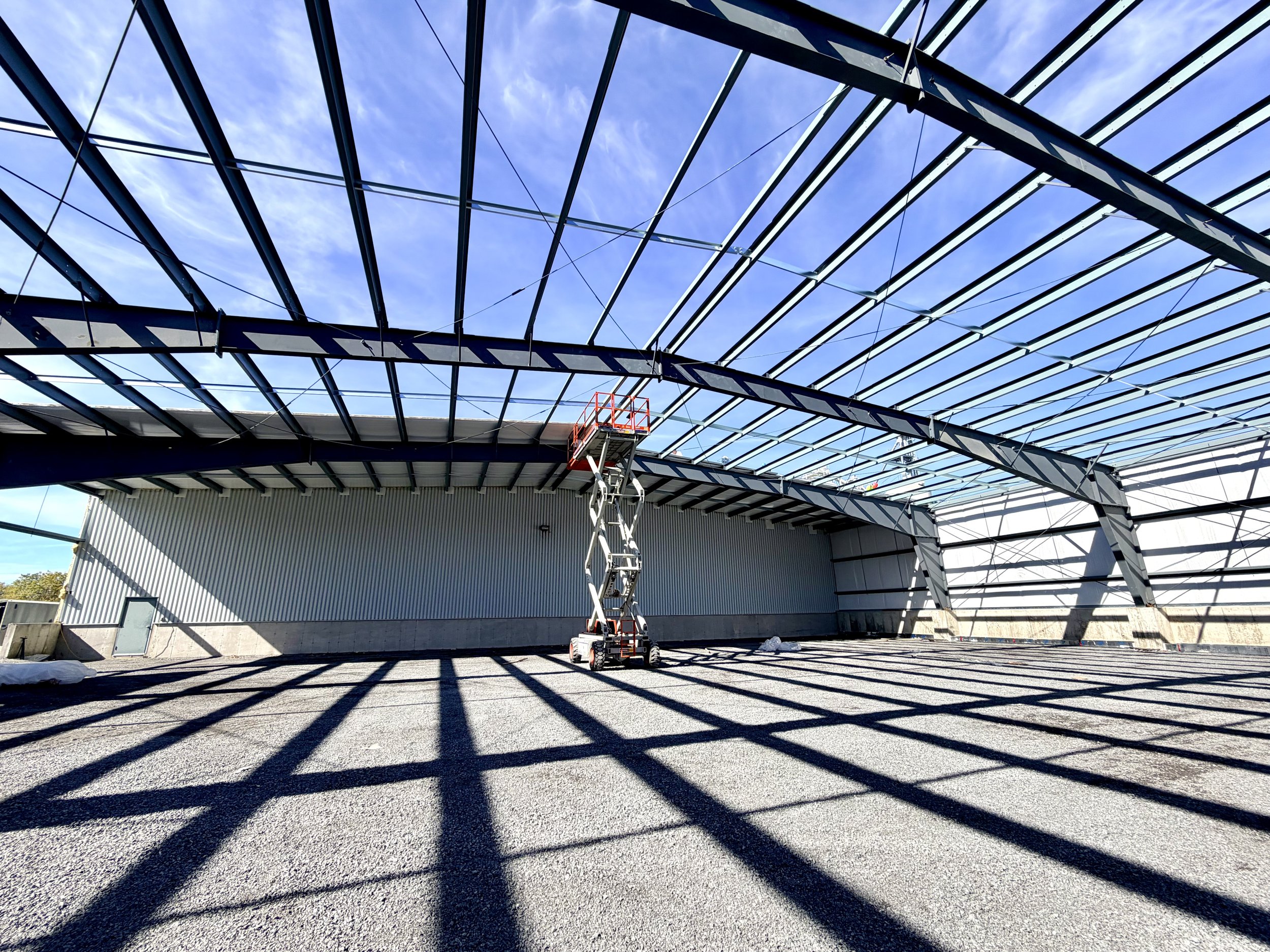 Beatty Seeds facility expansion with pre-engineered steel frame