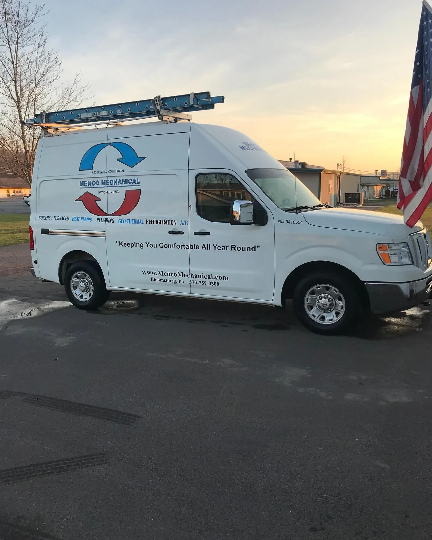 We are proud to serve our area! We service within a 50 mile radius of Bloomsburg, PA.