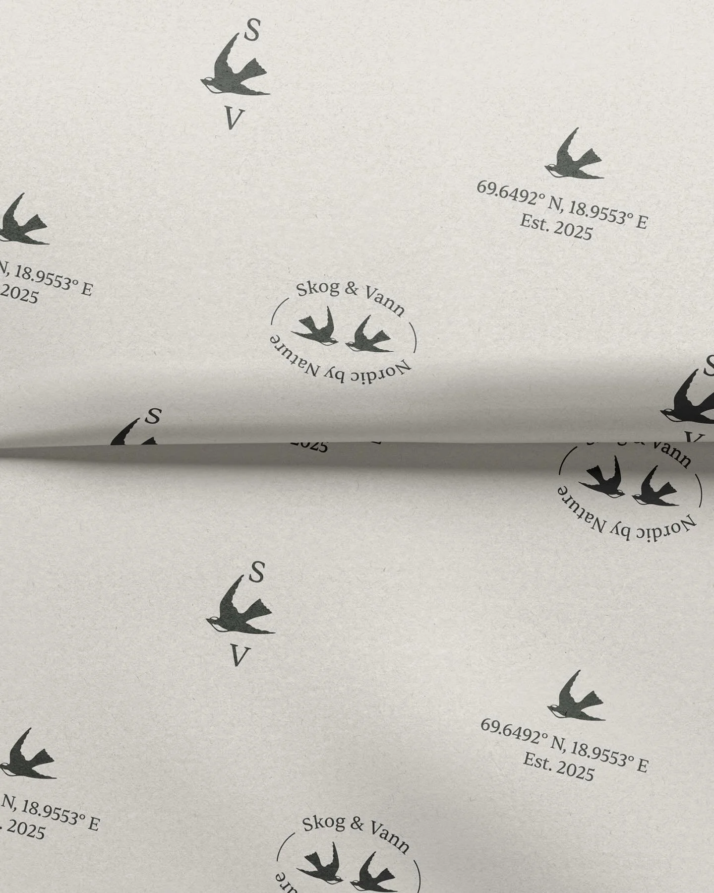 For Skog &amp; Vann, the brand assets were designed as a quiet, flexible system &mdash; not just decorative elements, but tools that work hard while staying understated.

The logo suite balances structure with softness, allowing it to sit confidently