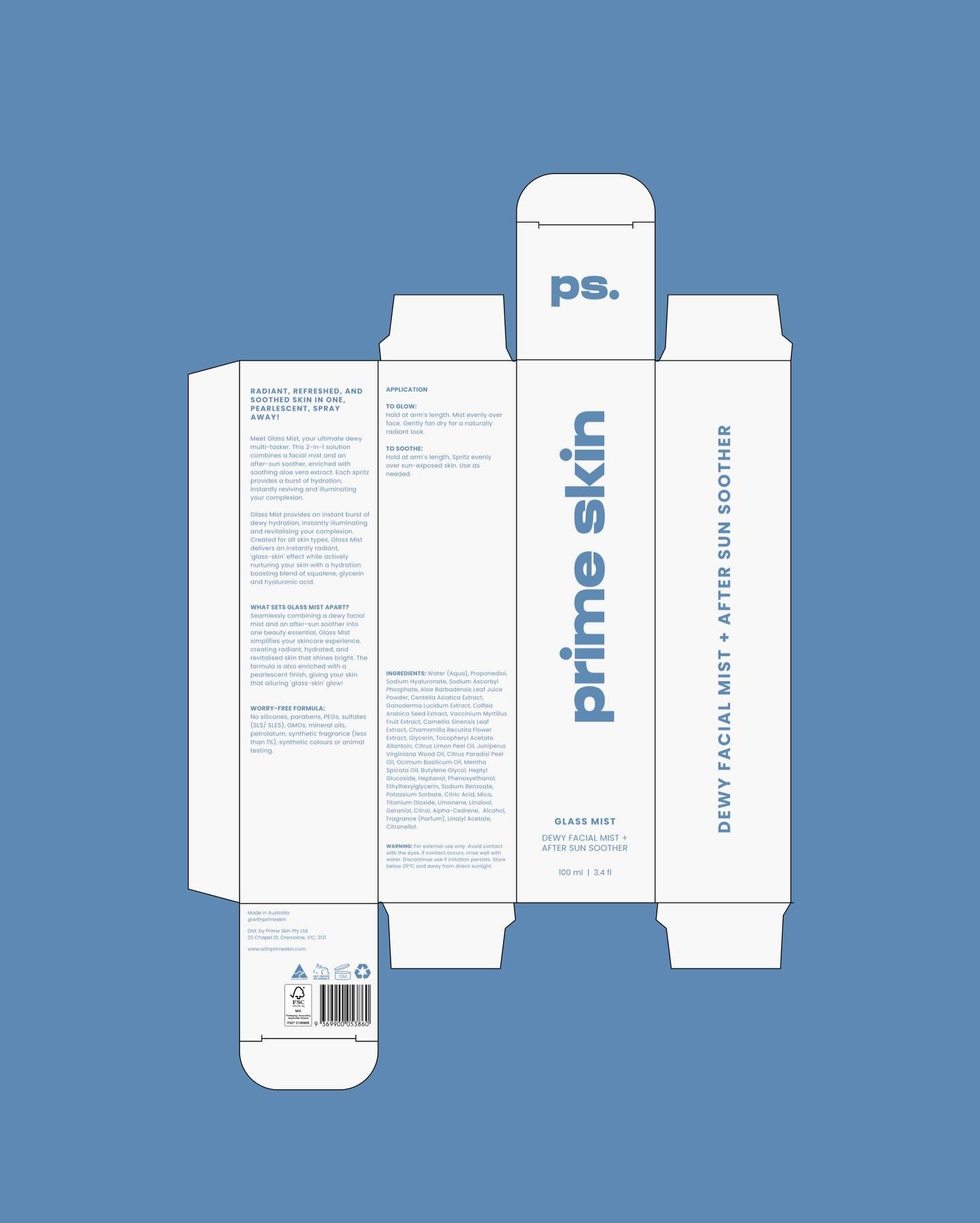 @withprimeskin packaging is intentionally restrained &mdash; balancing clinical credibility with the effortless polish of the clean girl aesthetic. Every detail is considered and edited back, reflecting a skincare routine that feels refined rather th