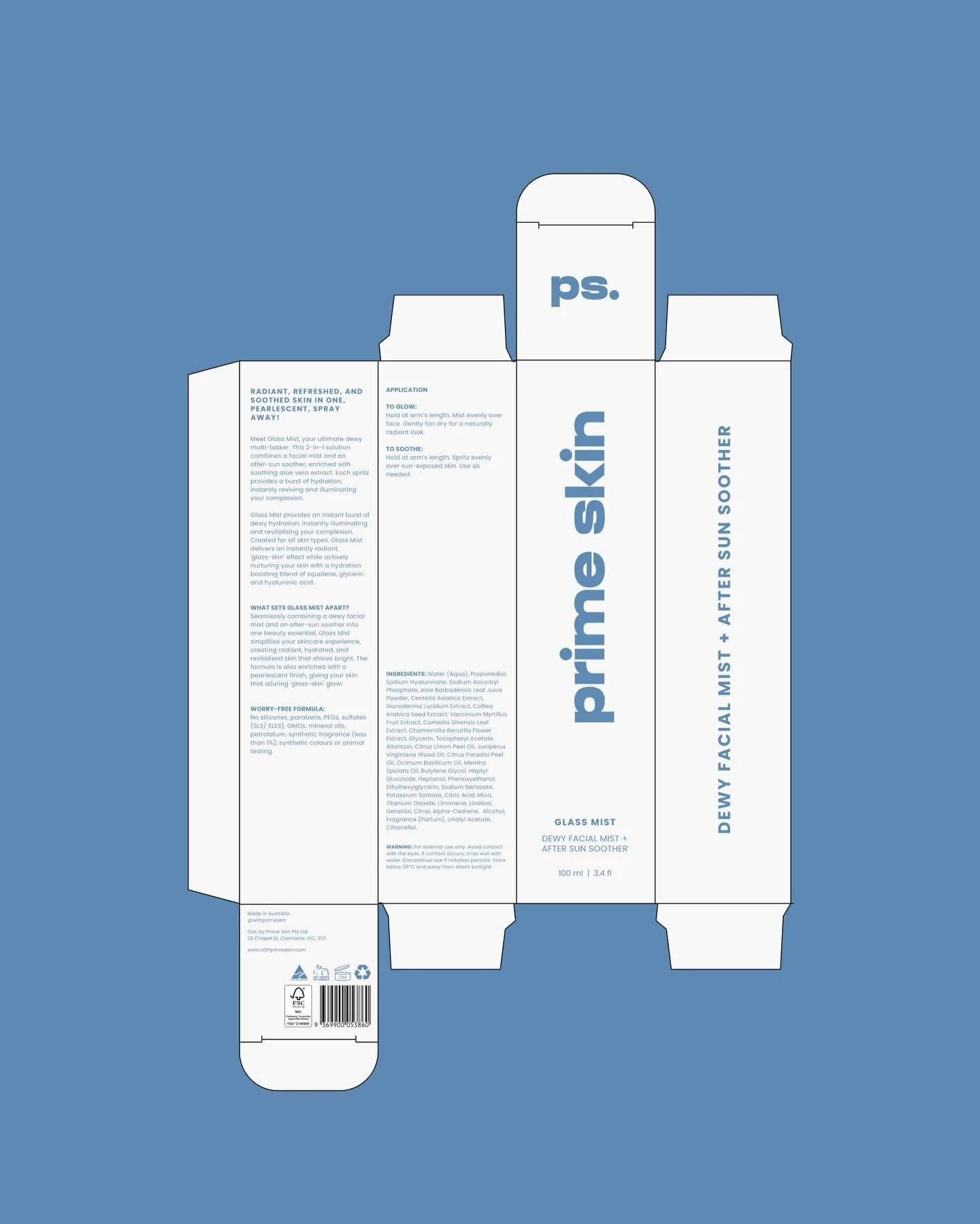 @withprimeskin packaging is intentionally restrained &mdash; balancing clinical credibility with the effortless polish of the clean girl aesthetic. Every detail is considered and edited back, reflecting a skincare routine that feels refined rather th