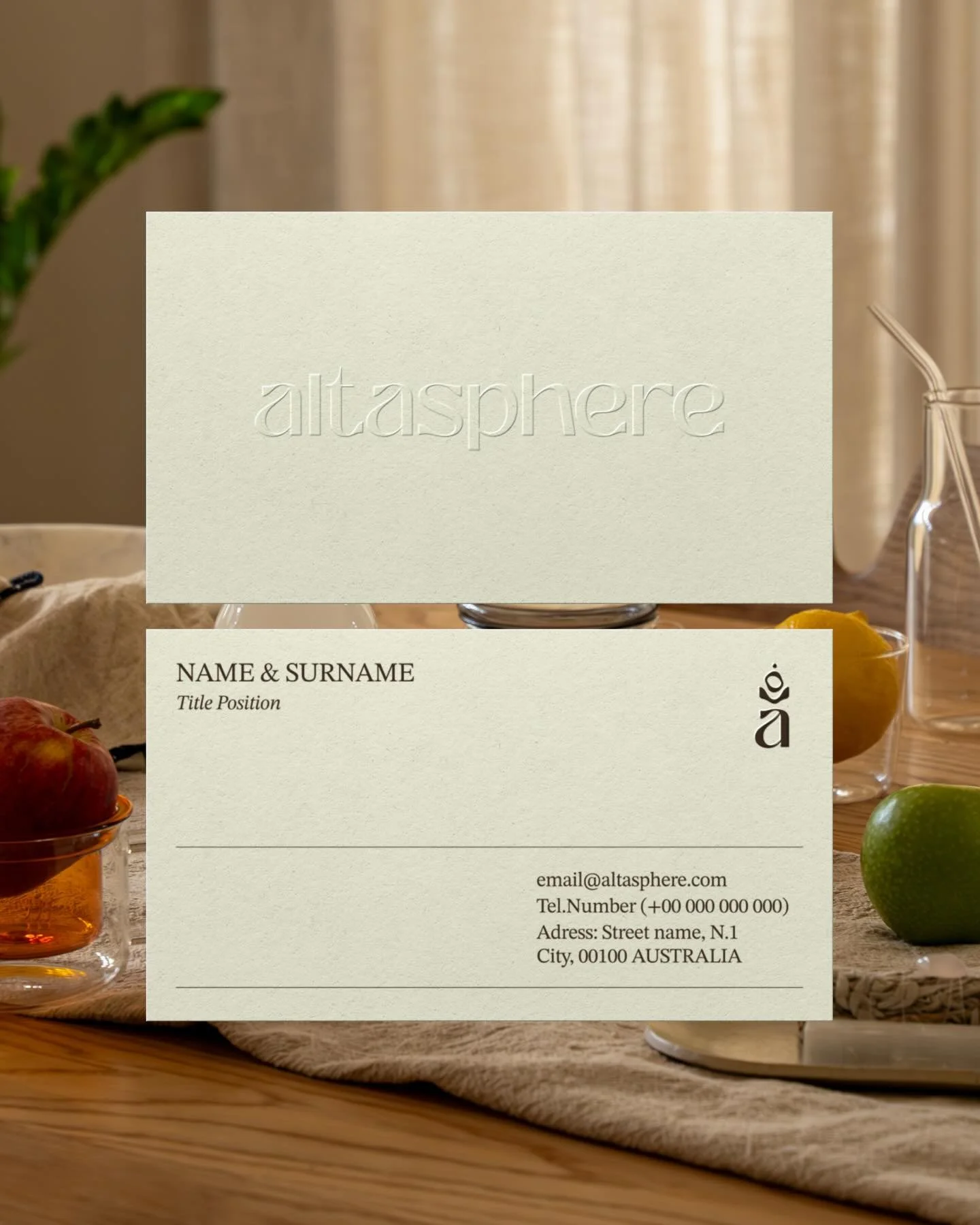 Altasphere was never designed to be just a brand &mdash; it was designed to be experienced.

From identity to packaging, website to social, every touchpoint was considered as part of one cohesive, immersive world. The typography feels grounded and re