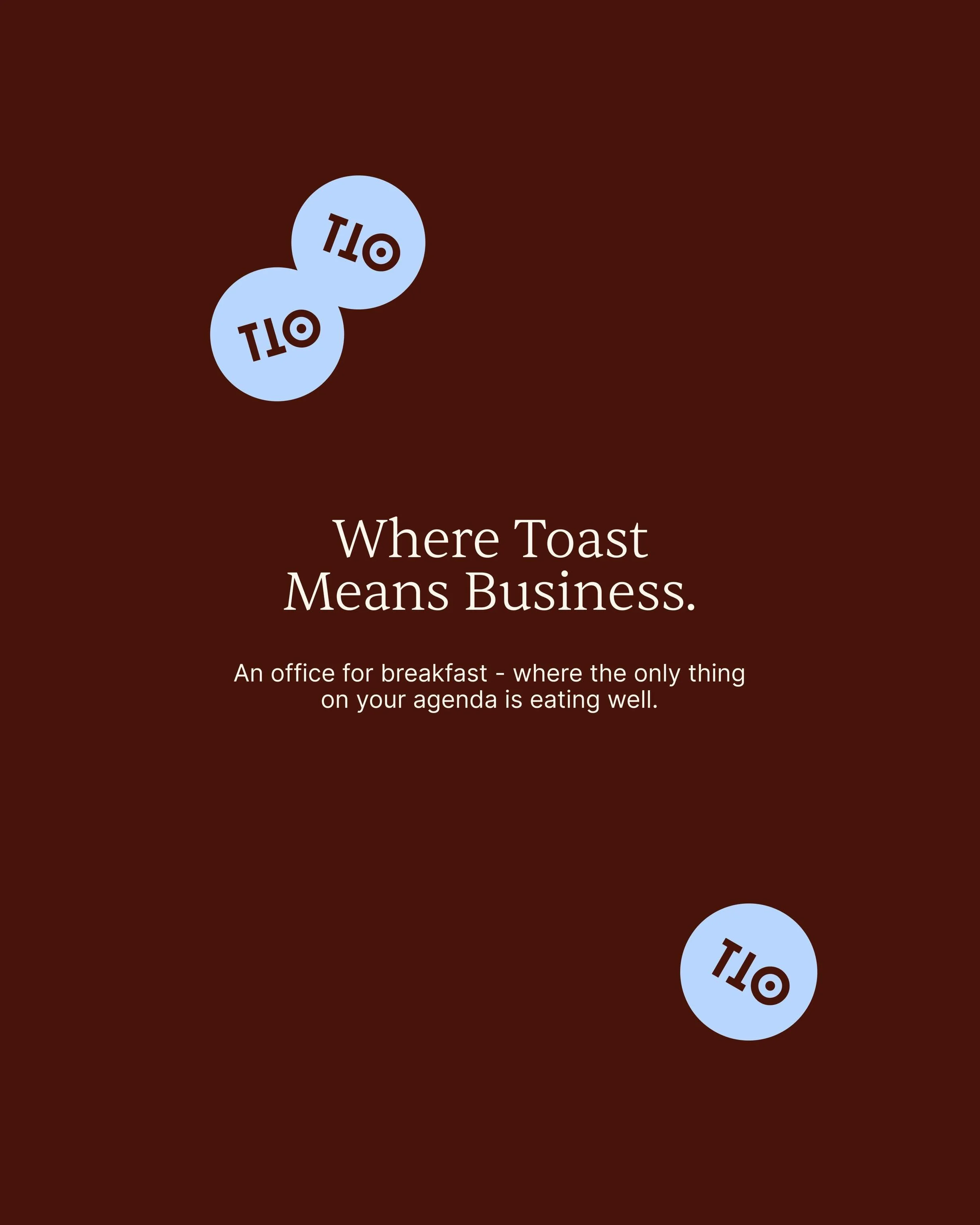 The print collateral for Toast Office was where the brand moved from concept into something you can actually hold.

Menus, loyalty cards, stamps, takeaway packaging, each piece designed to feel like part of the same system, not a collection of one-of