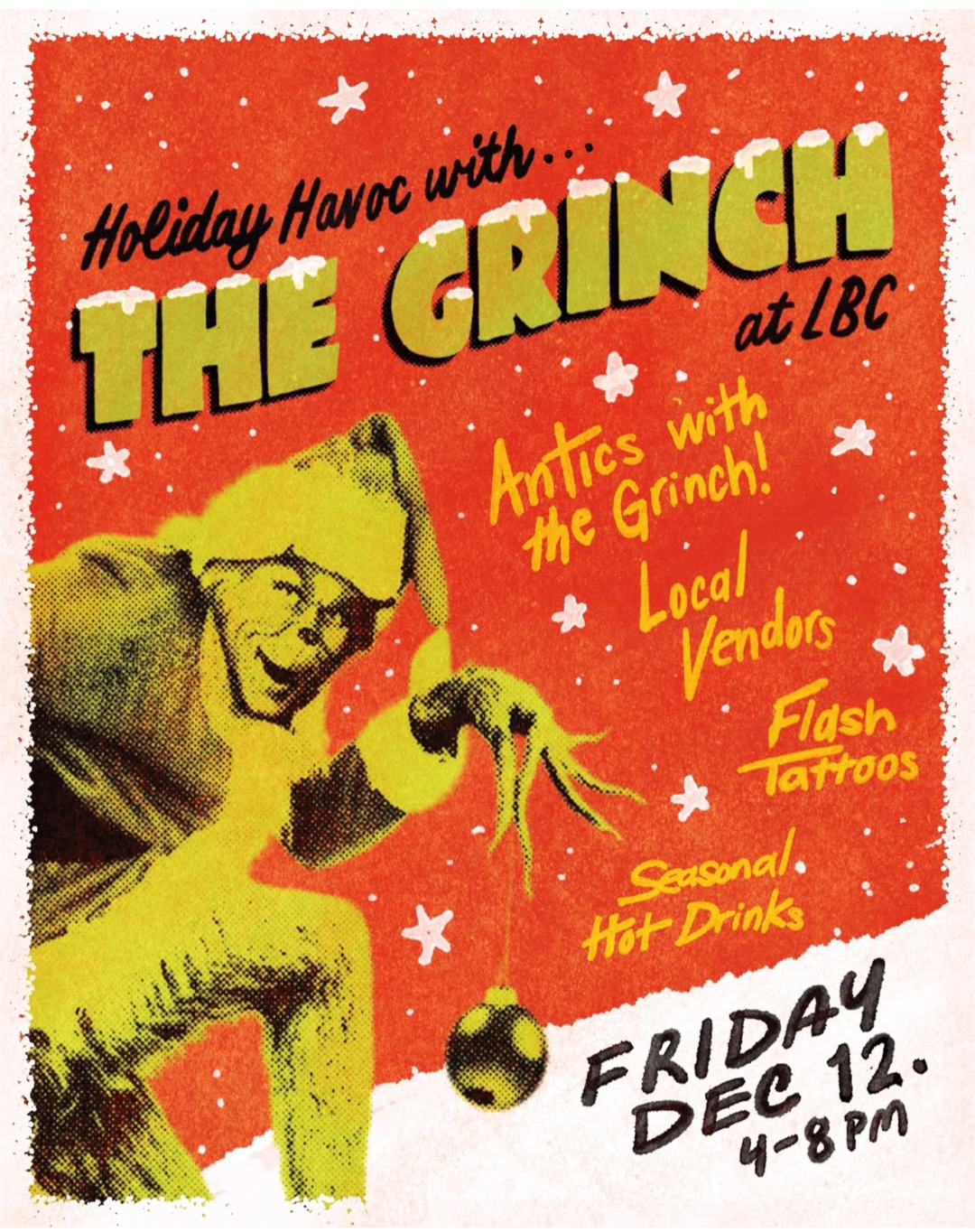 Littleton Brewing Company Holiday Havoc with the Grinch (Vendors, Flash Tats, and More!)