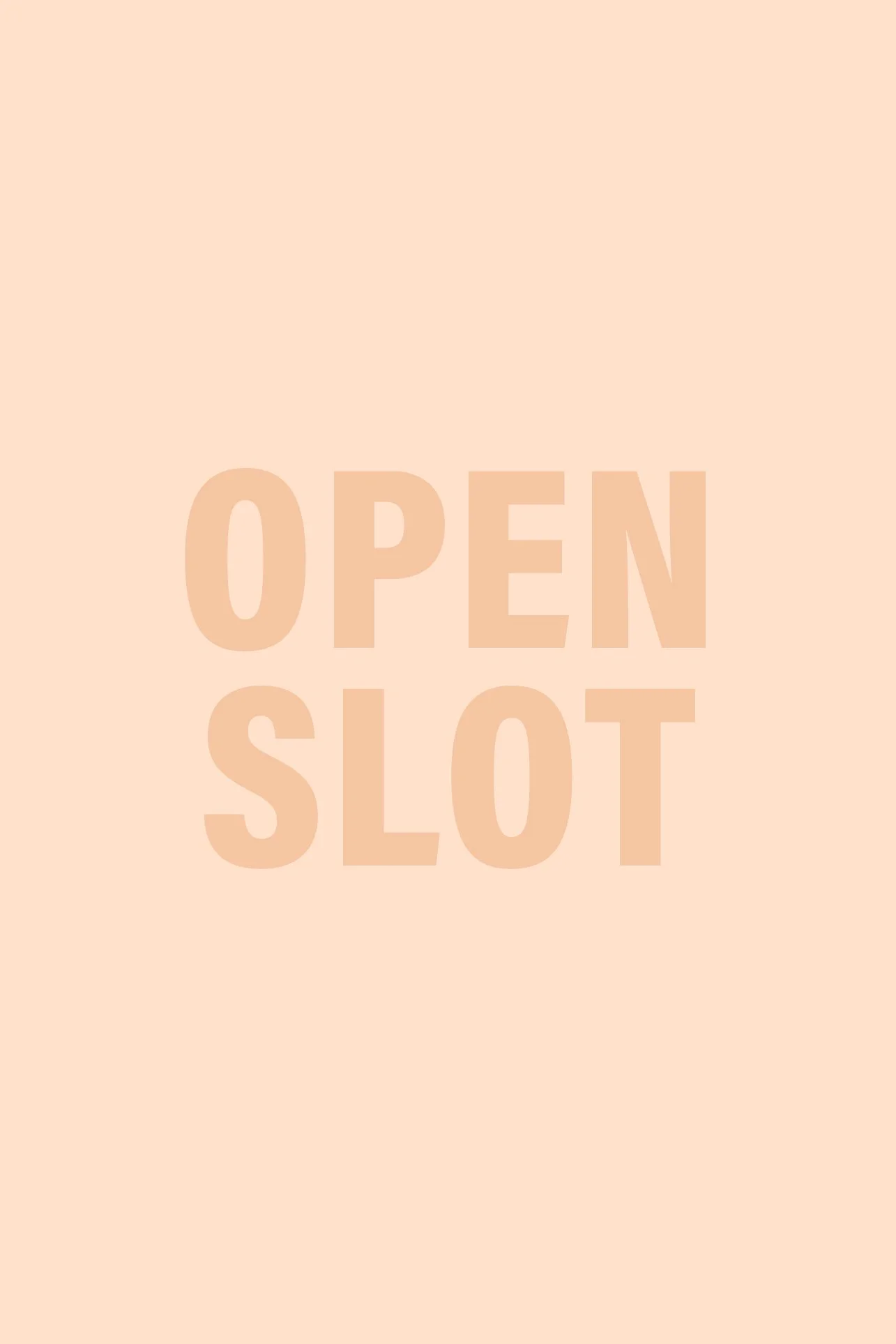 Open Slot