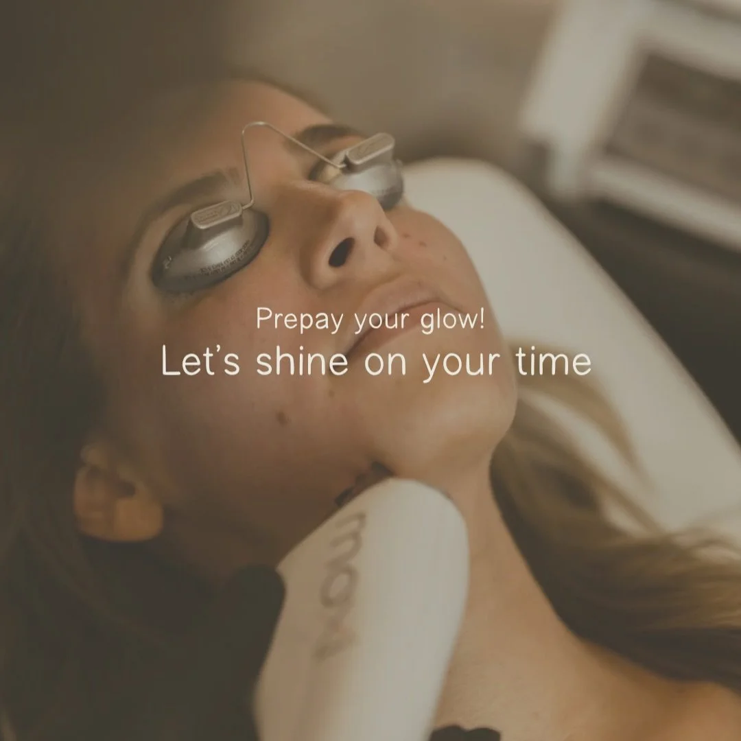 Glow on your time.
Prepurchase the Moxi special now and use it when it works for you.

Link in Bio 🔗🔗