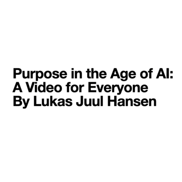 (Losing &amp;) Finding Purpose in the Age of AI
