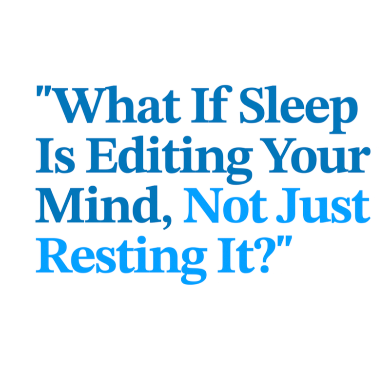 Sleep may do far more than store memory. Our new model suggests the sleeping brain actively edits experience, pruning noise and preserving what matters most. In computational terms, sleep may be solving a compression problem.