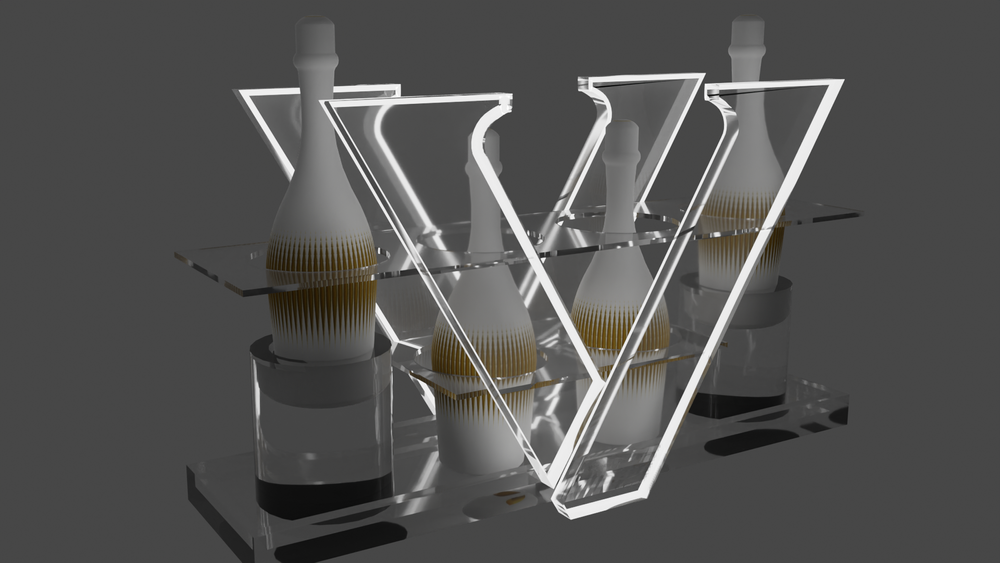 Vendôme · Bottle presentation — Product display concept