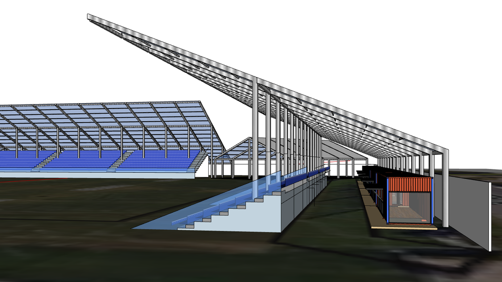 Sports venue · Grandstand — Architectural visualization
