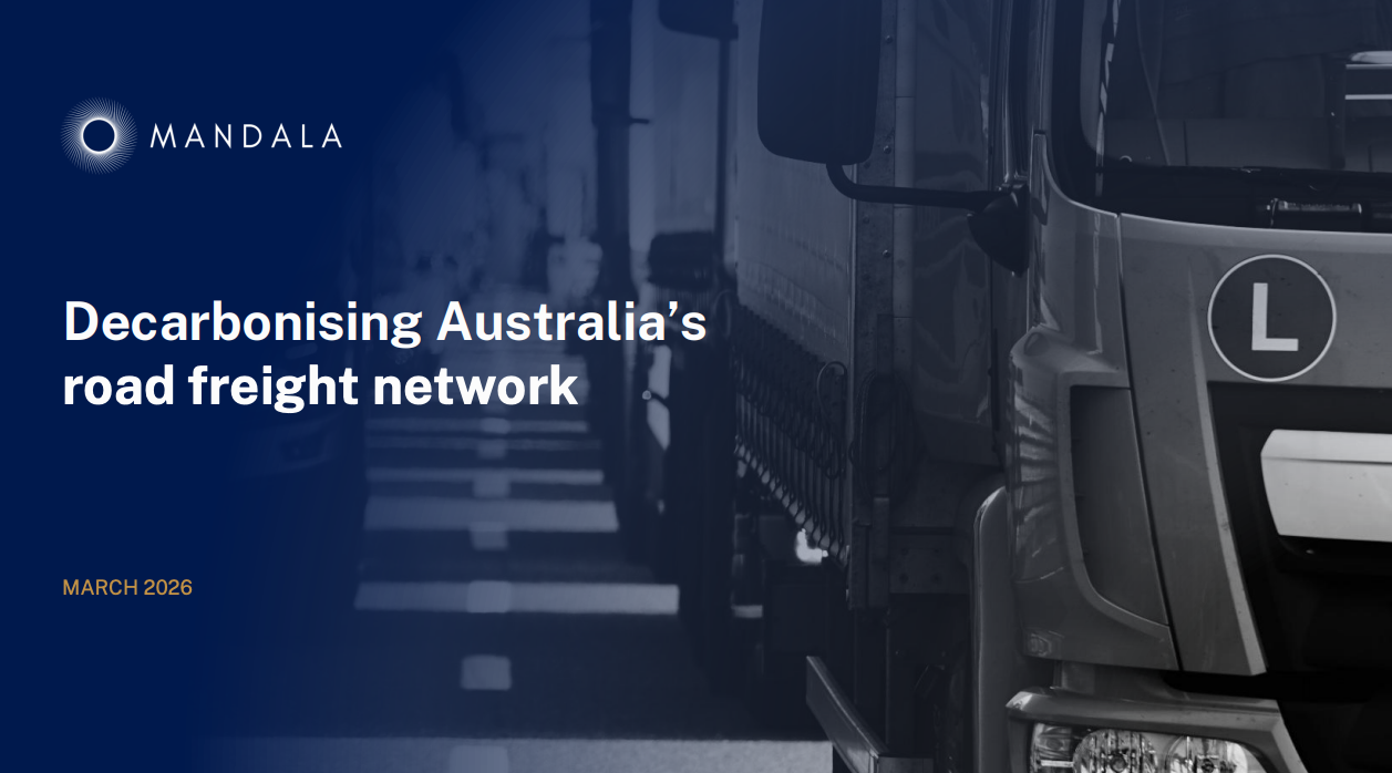 Decarbonising Australia’s Road Freight Network 