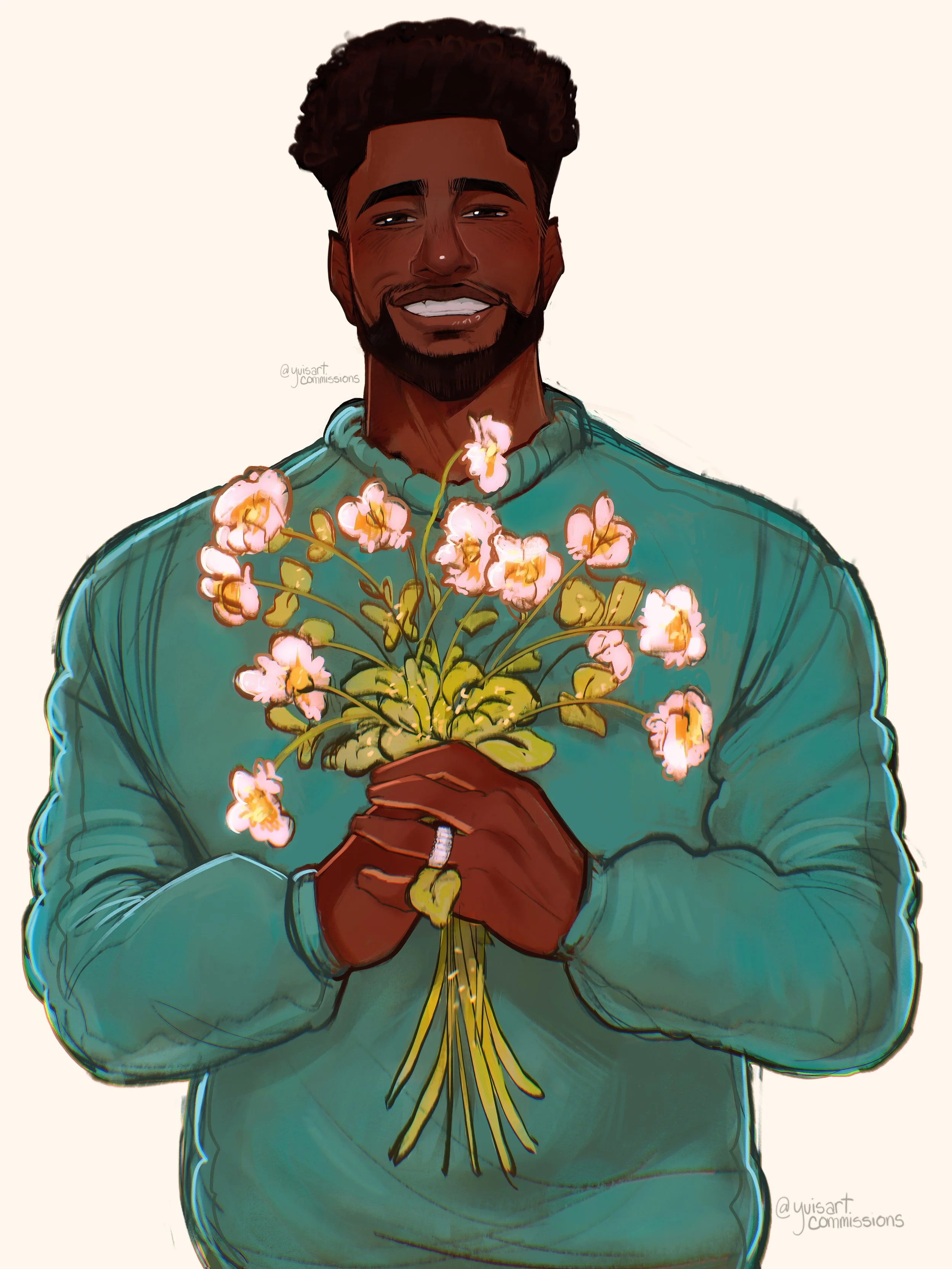 Zeke with his poppies
Artist Credit: @yuisart