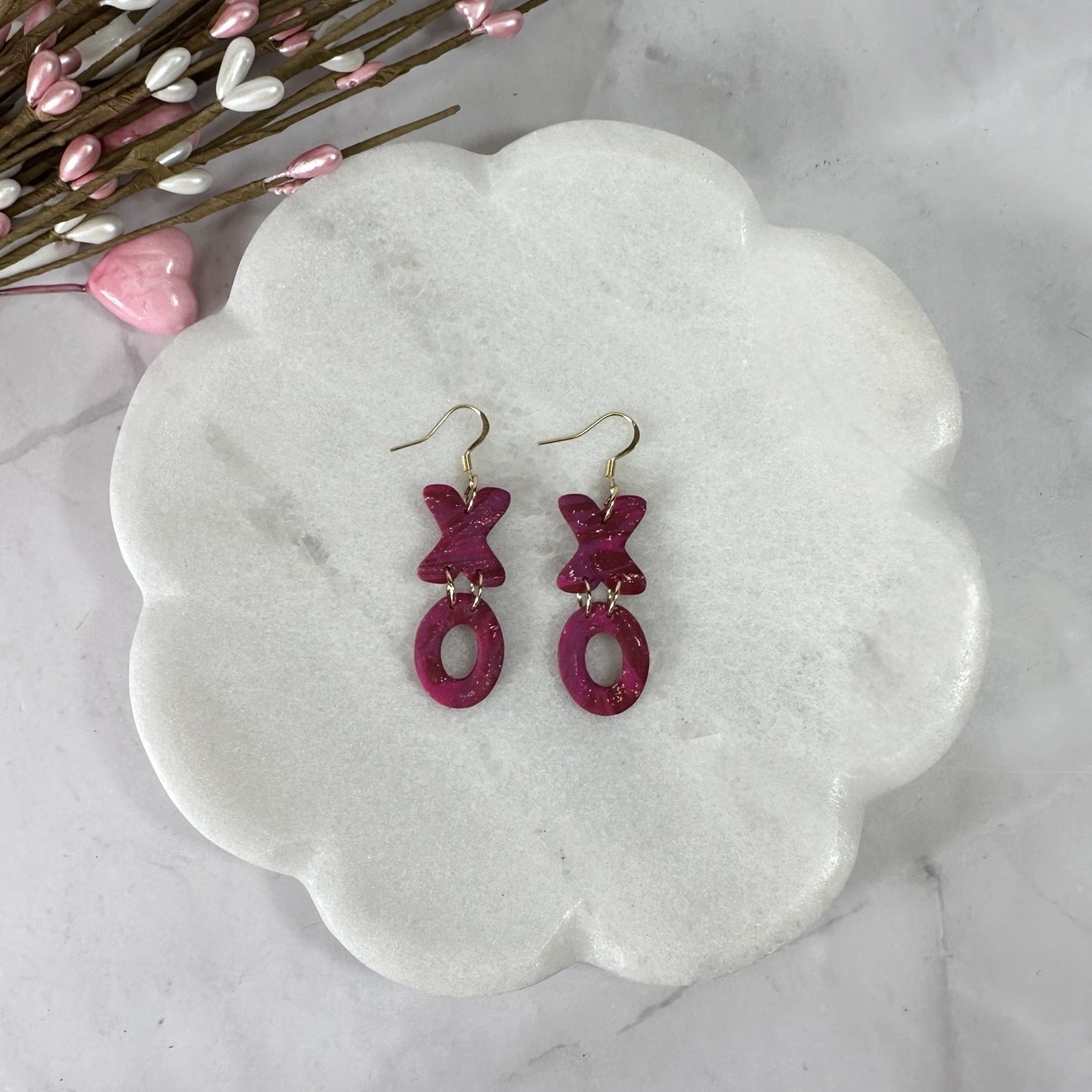 "XO" Dangle Earrings