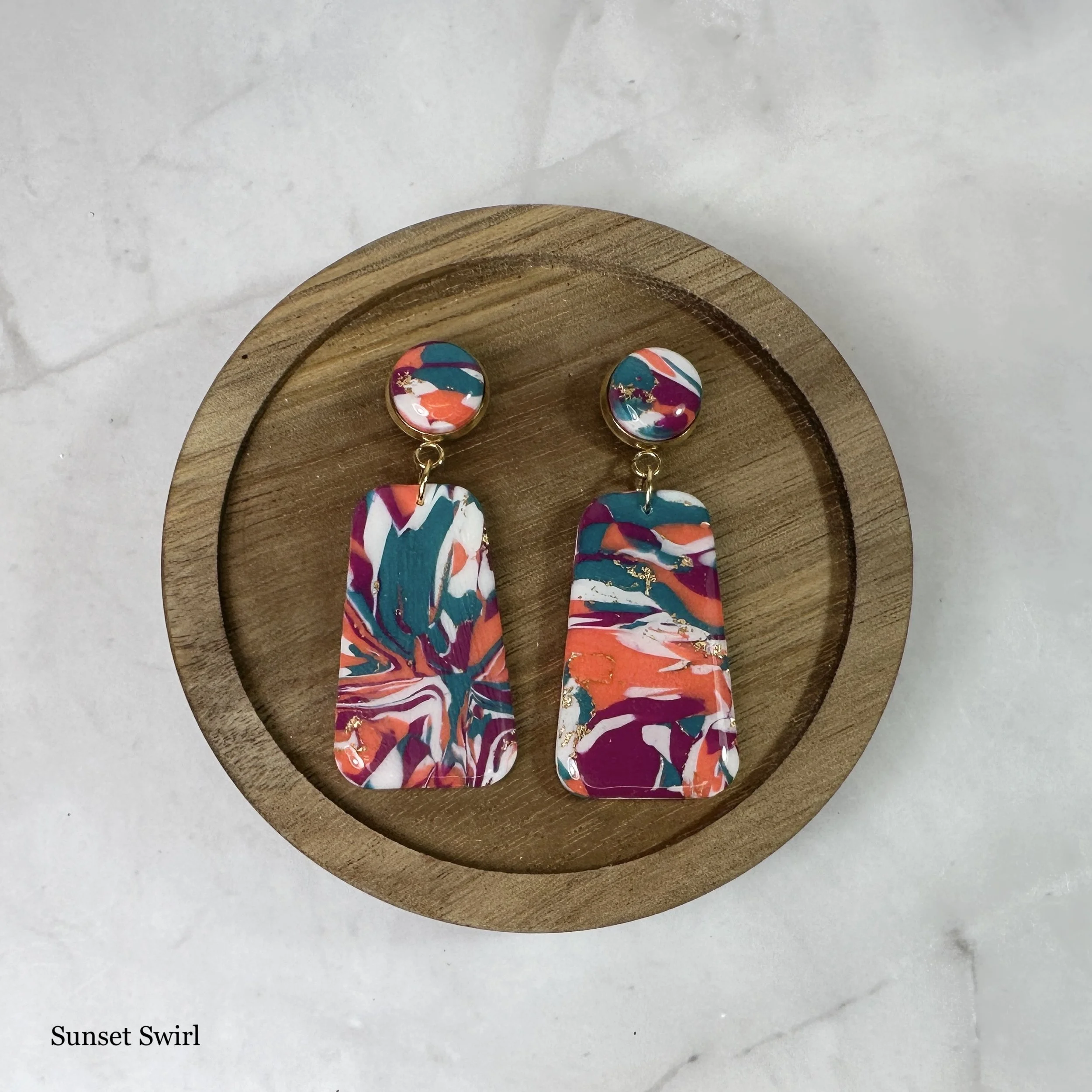 Two-Piece Rectangle Dangles