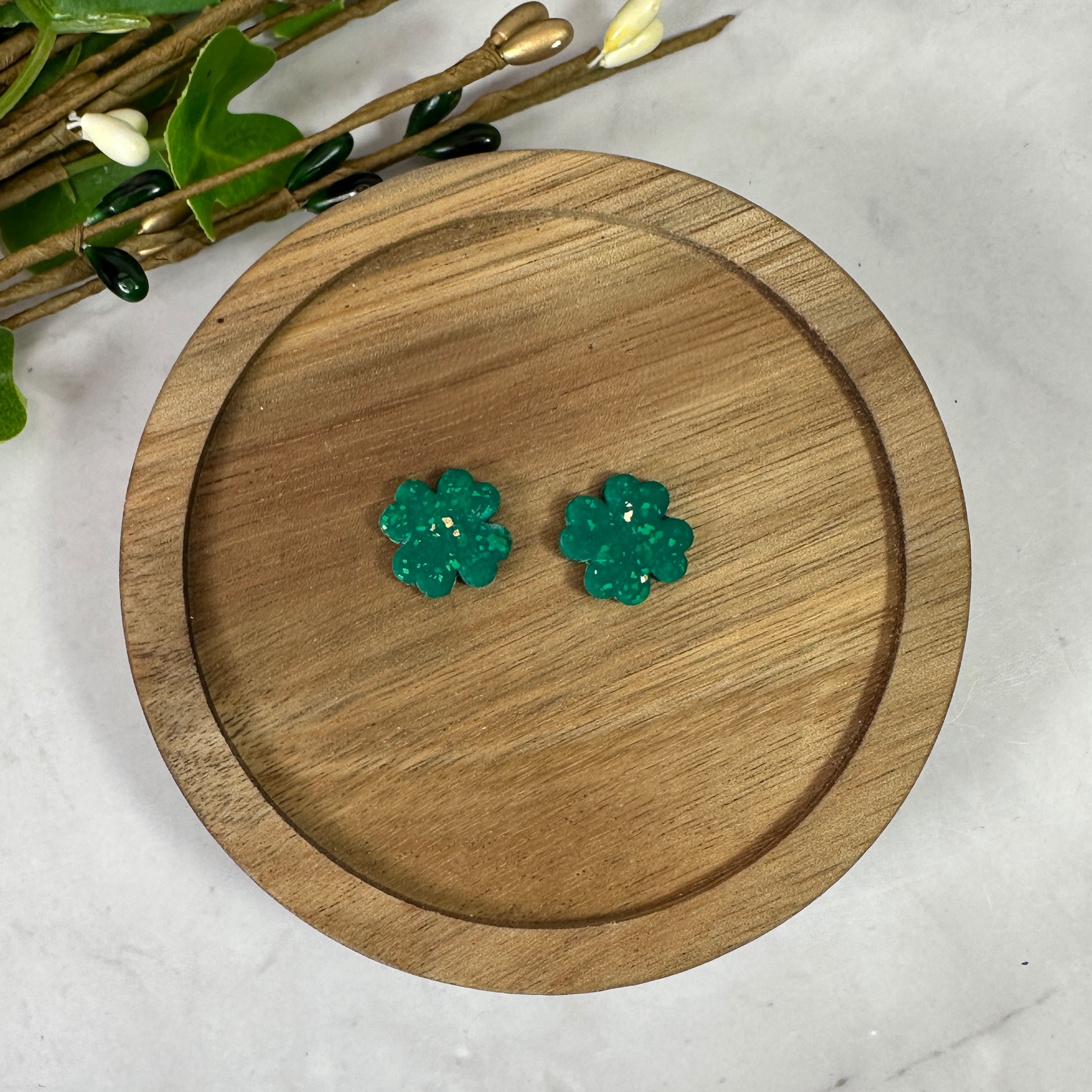 Four Leaf Clover Studs