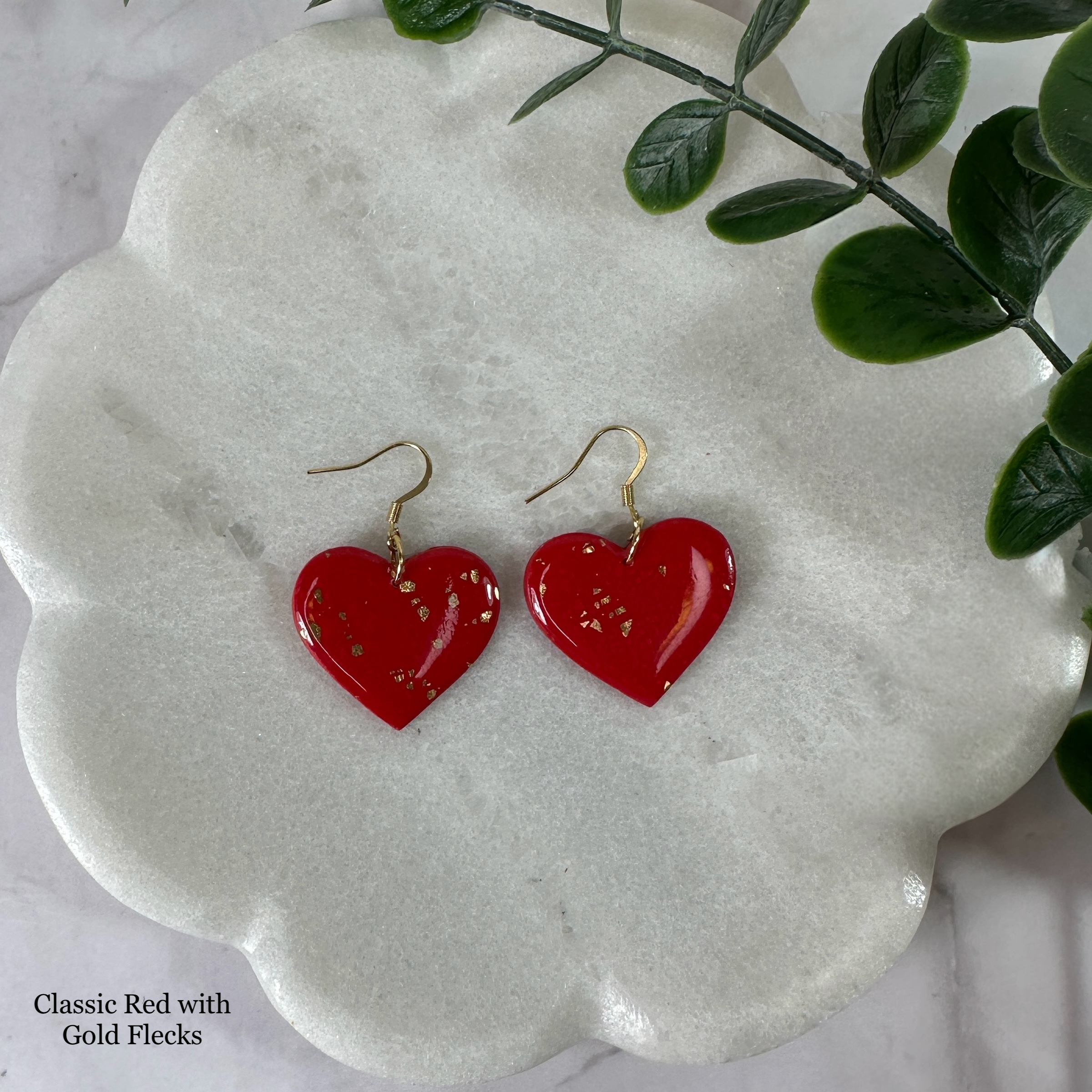 Large Classic Heart Dangles